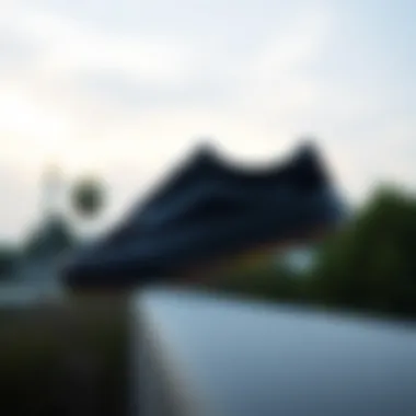 Sleek profile view of the Vans Wayvee Black highlighting its design
