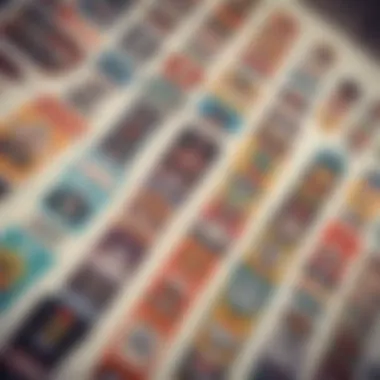 A timeline graphic illustrating the evolution of skateboard stickers through the decades.