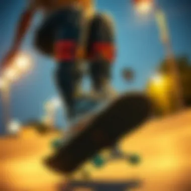 Performance in Action with Thirtytwo Boots Skateboarder performing tricks while wearing Thirtytwo boots