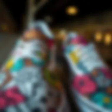 Artistic Patterns on Unique Vans Close-up of unique vans with artistic patterns