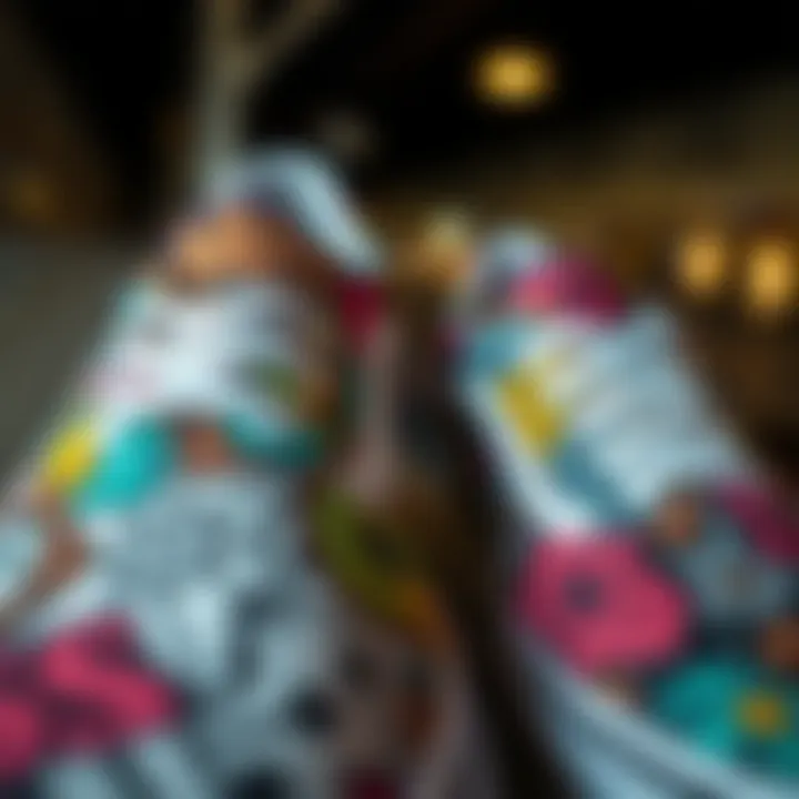 Artistic Patterns on Unique Vans Close-up of unique vans with artistic patterns