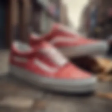 Historical advertisement featuring Vans shoes