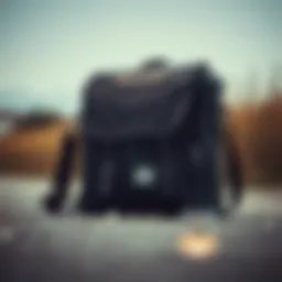 A stylish Herschel Supply Co shoulder bag showcasing its design elements