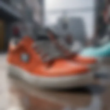 Diverse Styles of DVS Skate Shoes Collection of various DVS skate shoes highlighting different styles and colors