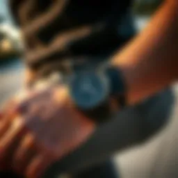 G Shop Watch worn by a skateboarder showing style and attitude