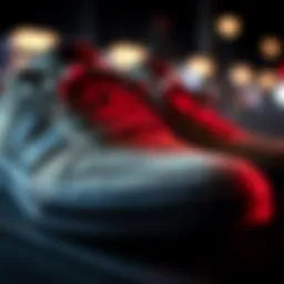 Close-up of Globe CT IV shoes showcasing intricate design elements