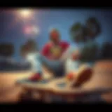 Contemporary Skate Fashion Contemporary skate fashion showcasing unique designs