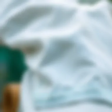 Close-up of heavy cotton fabric highlighting durability