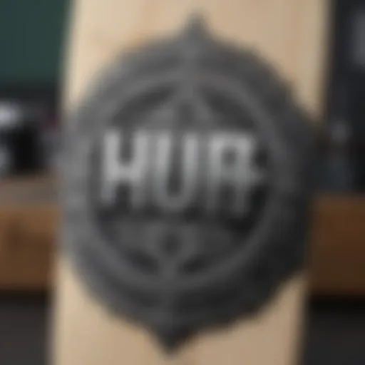 Huf DBC logo prominently displayed on skate gear