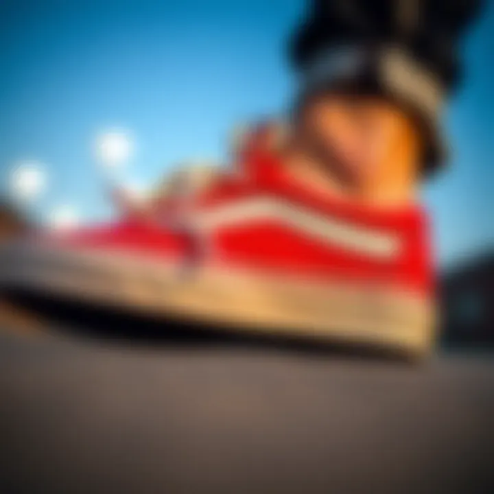 Showcasing Modern Designs in Vans Footwear Stylish Vans shoes showcasing modern designs