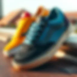 Trendy Vans shoes with bold colorways