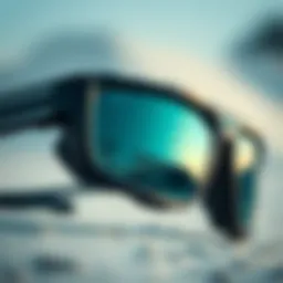 Close-up view of the Oakley Dispatch eyewear showcasing its sleek design and innovative technology.