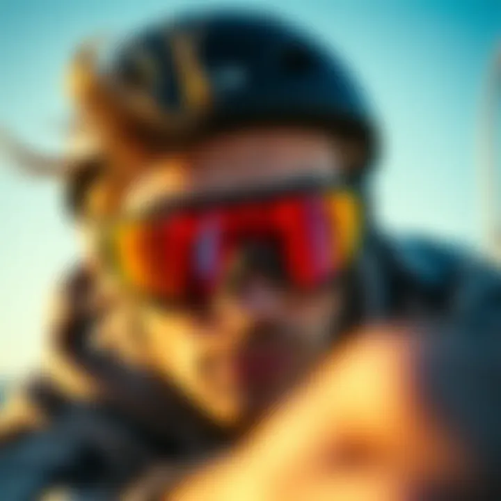 Embracing Skate Culture A creative representation of the Oakley Dispatch eyewear within the context of skate culture.