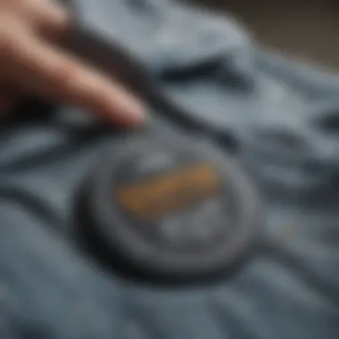 Techniques for Securing Patches A detailed view of different techniques for securing patches on clothing