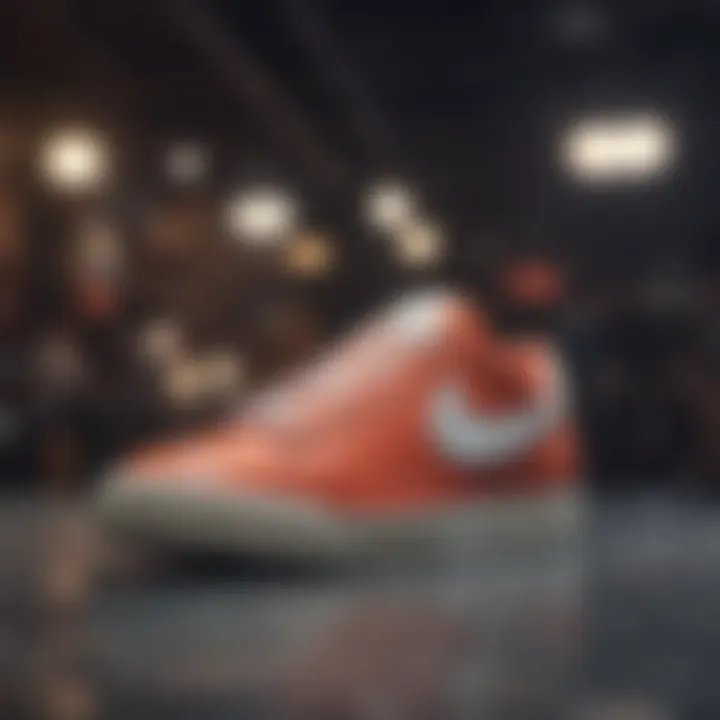 Performance metrics of Nike Blazer Low in action