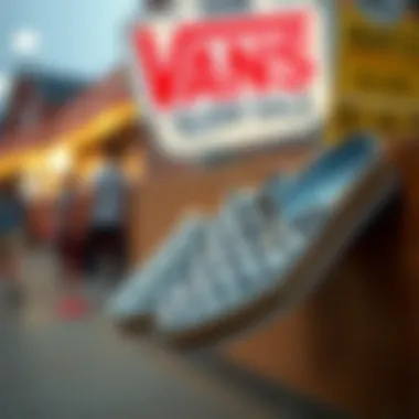 Promotional banner for Vans slides sale event
