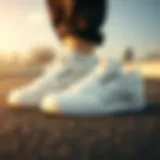 Elegant look of Reebok Club C85 Off White sneaker