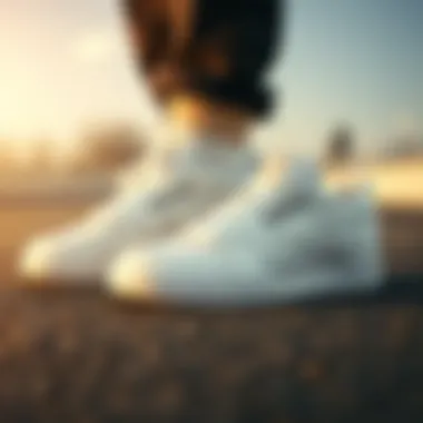 Elegant look of Reebok Club C85 Off White sneaker