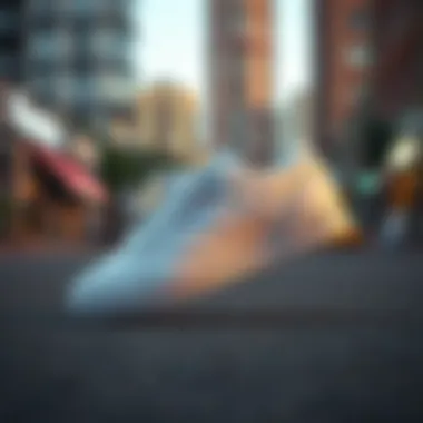 Reebok Club C85 Off White in a stylish urban setting