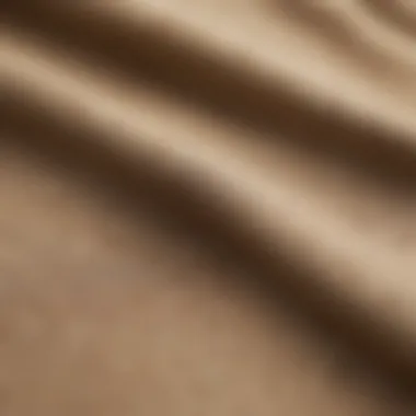 Close-up of RVCA khaki fabric texture showcasing quality and durability