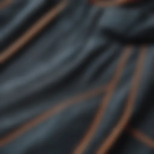 Close-up of the unique fabric texture of Salty Crew Drifter Hybrid Shorts