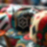 Unique Patterns of Sendero Hats A close-up look at a Sendero hat with unique patterns and designs