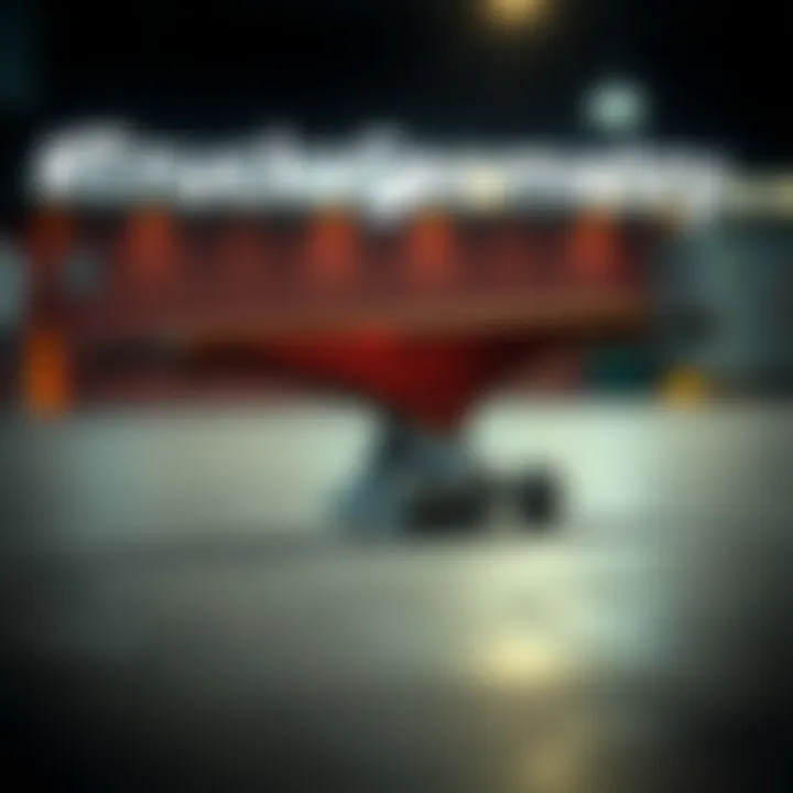 Diagram illustrating truck geometry and its effect on skating style.