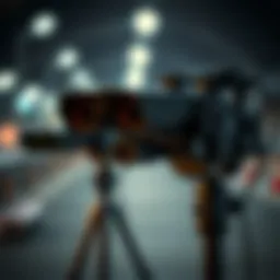 Advanced surveillance equipment showcasing modern spy optics