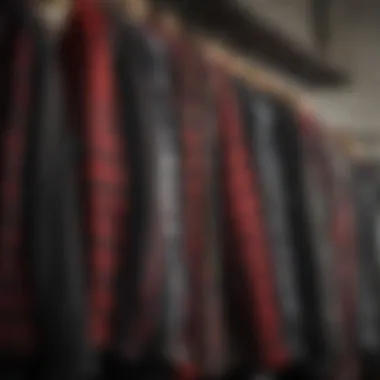 Styling options for red and black flannel