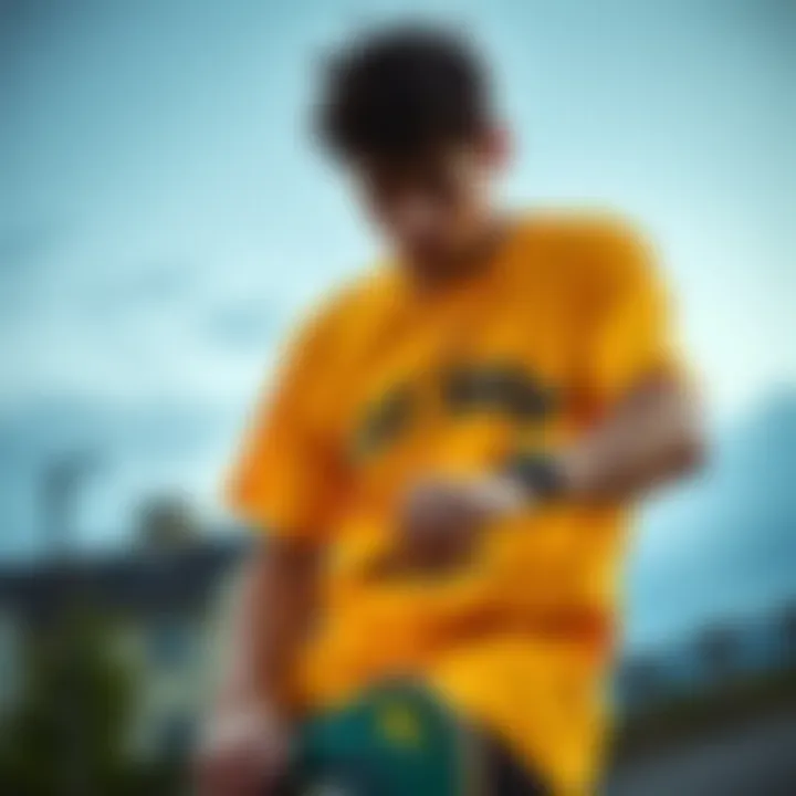 The Cultural Significance of Yellow Graphic T-Shirts in Skateboarding Summary The Cultural Significance of Yellow Graphic T-Shirts in Skateboarding Summary