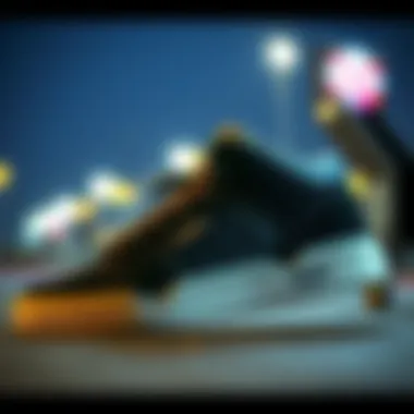 The iconic design of Supra sneakers showcasing their unique style.