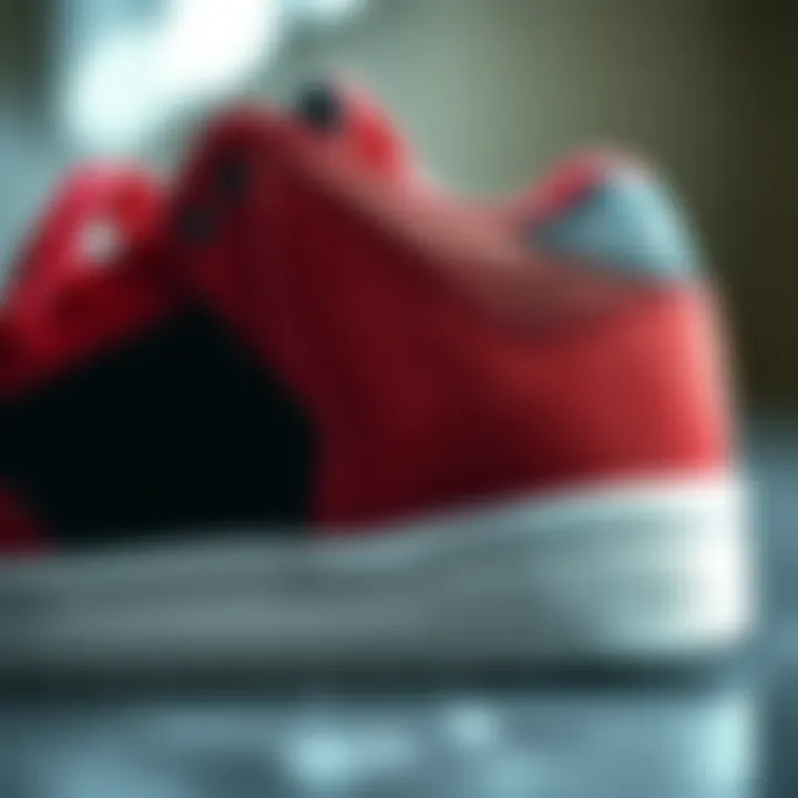 Innovative Materials in Supra Sneakers A close-up of the innovative materials used in Supra sneakers.