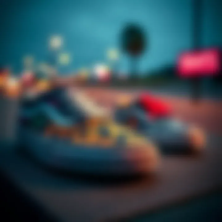 Artistic Collaborations with Vans Artistic representation of Vans collaborations with various artists