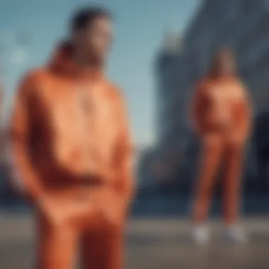 Tracksuits as Fashion Statements A high-fashion editorial shoot featuring tracksuits, demonstrating their evolution into a fashion statement.