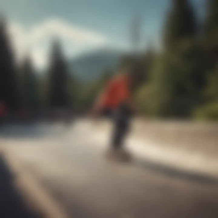 An urban skate spot filled with skaters enjoying their Twin Peaks skateboards