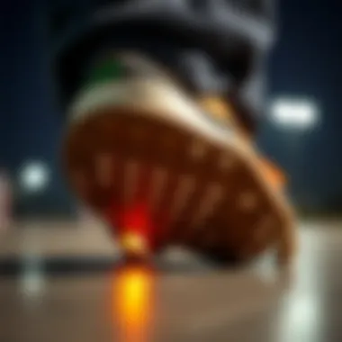 Innovative Sole Design of Ultrarange MTE Close-up of the unique sole design of Ultrarange MTE shoes