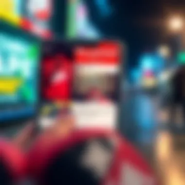 Influence of Social Media on Bape Trends Social media feed displaying Bape-related content