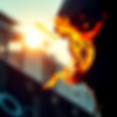 Artistic representation of Oakley Retina Burn concept