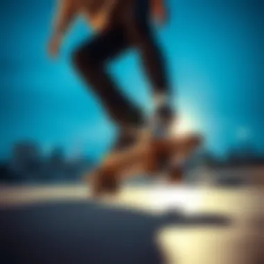 Skater enjoying improved performance