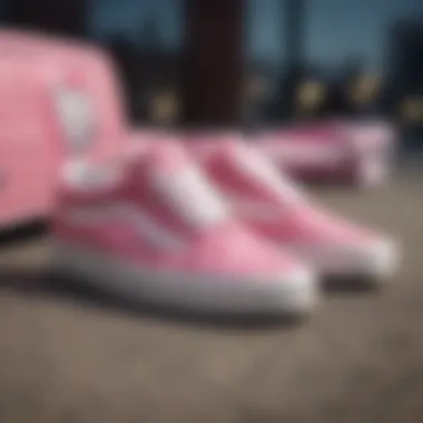 Vans promotional materials for breast cancer awareness