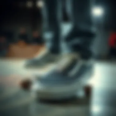 Vans Canvas Shoes in Skate Culture Vans shoes in a skateboarding setting