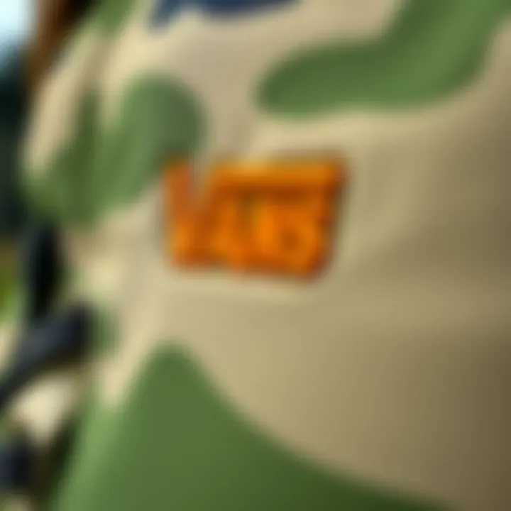 Close-up of the Gore-Tex material highlighting its functionality and texture