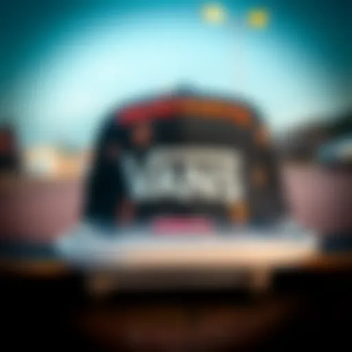 A stylish Vans hat representing skate culture