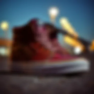 The Sleek Design of Vans Leather Sk8 Hi Vans Leather Sk8 Hi showcasing its sleek design