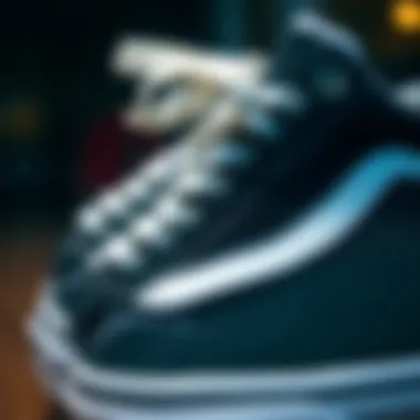 Close-up of the Craftsmanship in Vans Old Skool Platform