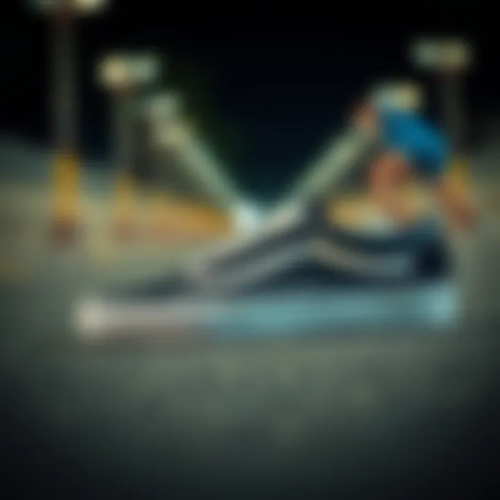 Classic Black and White Design of Vans Old Skool Platform