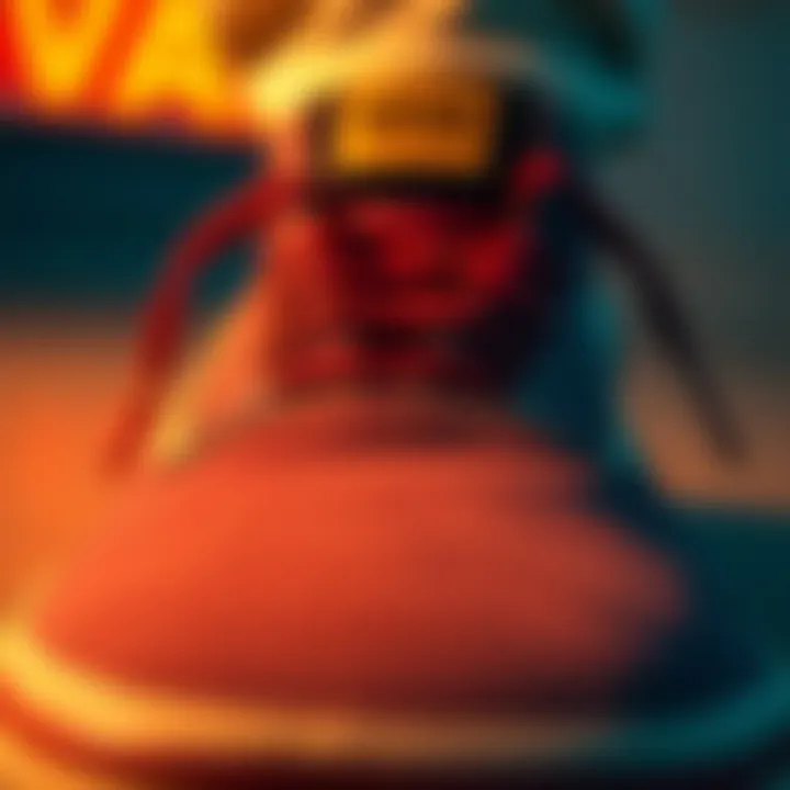 Detailed View of Vans Size 12 Close-up of Vans size 12 shoe details