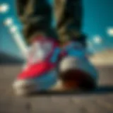 Design Features of Vans Skate Style 53 Close-up of Vans Skate Style 53 shoes showcasing their unique design features